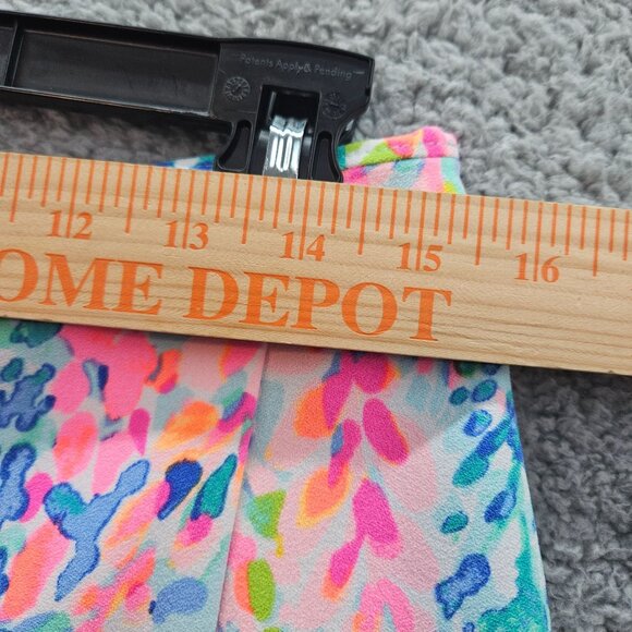 Lilly Pulitzer Womens Size 10 Multicolor Floral Print wrap front Shorts Vibrant - Picture 2 of 7